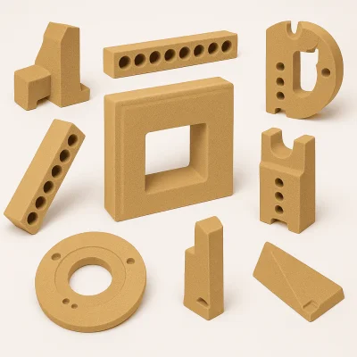 Vermiculite CNC Formteile